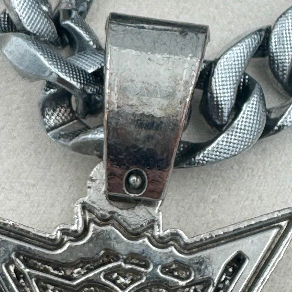 Pokemon Iced Out‎ Gengar Pendant Necklace with Diamond Cuban Chain HIGH QUALITY